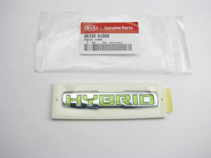 New Trunk Lid *Hybrid* Badge Emblem Nameplate For 11-13 Kia Optima HYBRID ONLY