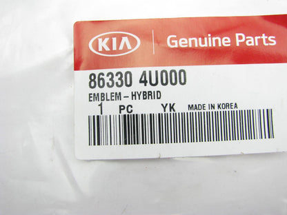 New Trunk Lid *Hybrid* Badge Emblem Nameplate For 11-13 Kia Optima HYBRID ONLY