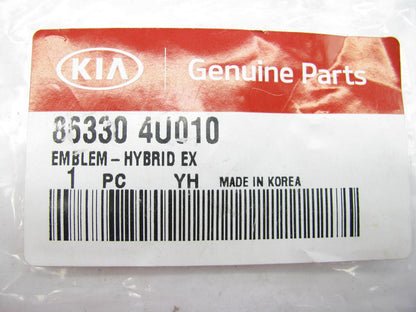 NEW REAR Trunk Lid ''Hybrid EX'' Badge Emblem OEM For 2011-2013 Kia Optima Hybrid