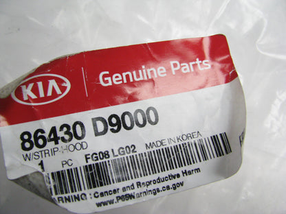 NEW Hood Weatherstrip Seal OEM For 2017-2022 Kia Sportage 86430D9000