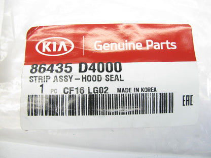 NEW - OEM 86435D4000 Front Hood Weatherstrip Seal For 2016-2020 Kia Optima