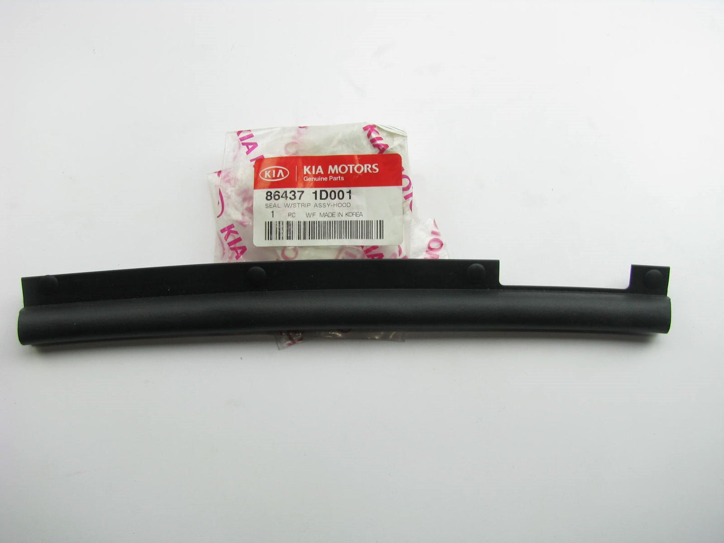 New Genuine Hood Weatherstip Seal - Lower - OEM For 2008-10 Kia Rondo 864371D001