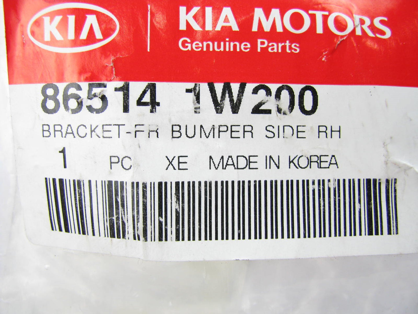 New Genuine Front Bumper Right Guide Bracket OEM For 12-17 Kia Rio 865141W200