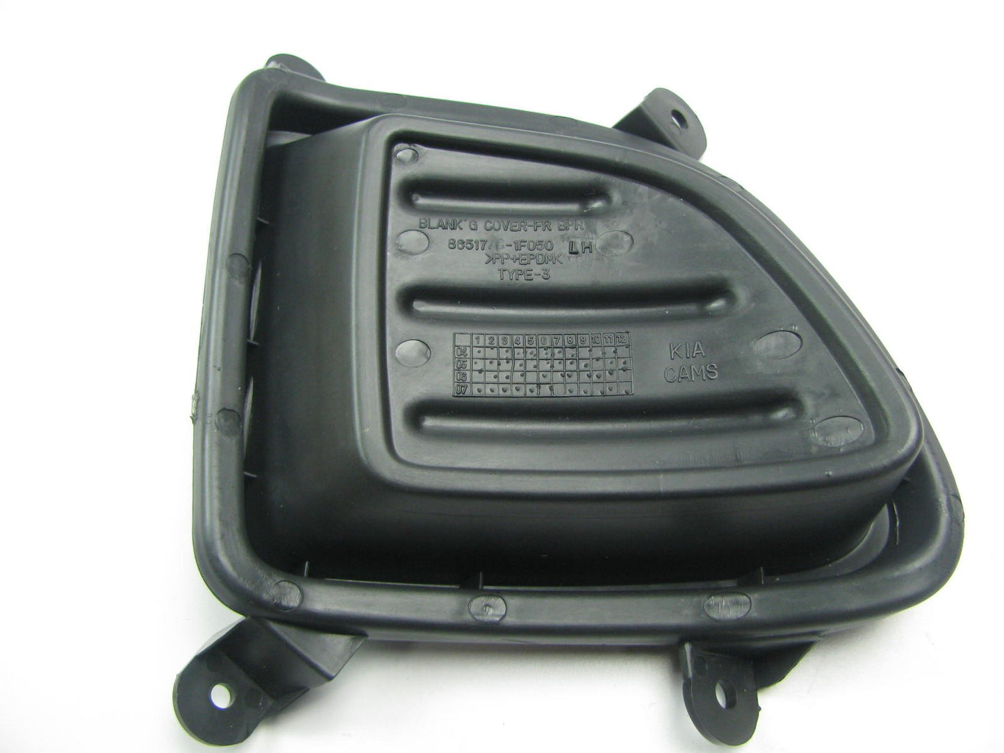 NEW OEM For 05-08 Kia Sportage Front Bumper Fog Lamp Outer Left Cover Plate Trim