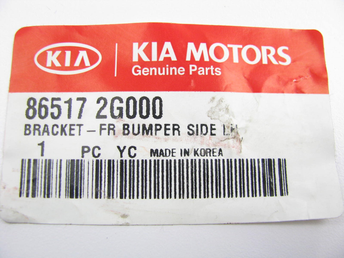 New OEM Front Bumper Cover Left Side Bracket For 06-08 Kia Optima 865172G000