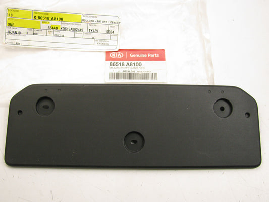 Front Bumper Licence Plate Moun Bracket OEM For 2017-18 Optima HYBRID 86518A8100