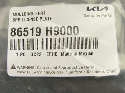 NEW GENUINE 86519H9000 FRONT Bumper License Plate Bracket OEM For 18-20 Kia Rio