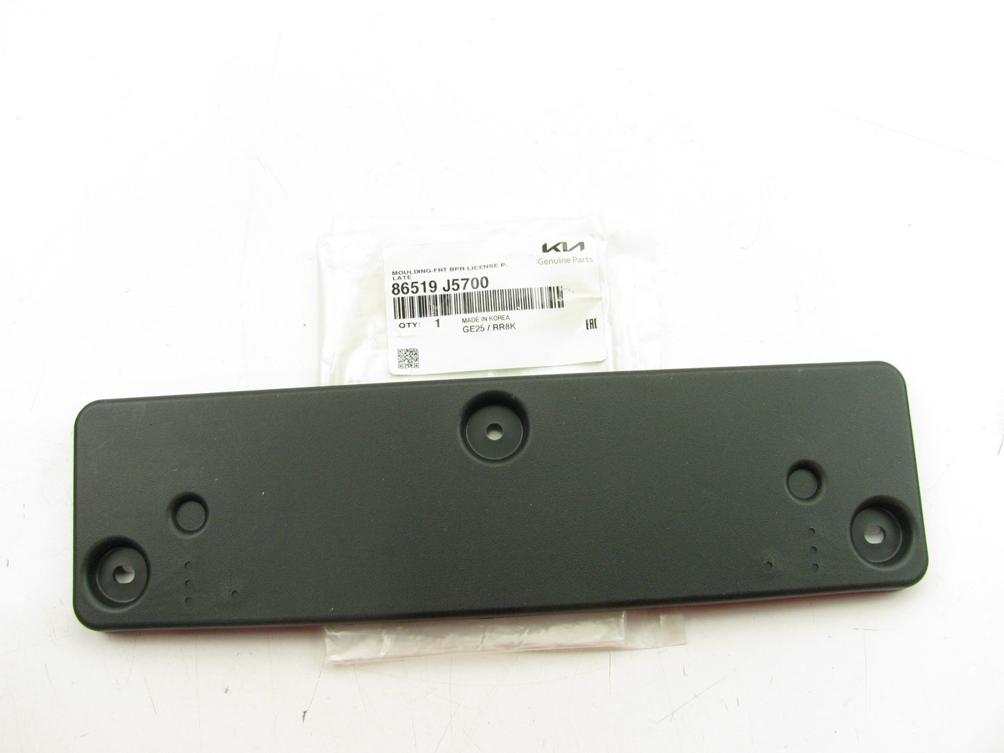 NEW Front License Plate Moulding Bracket OEM For 2018-23 Kia Stinger 86519J5700