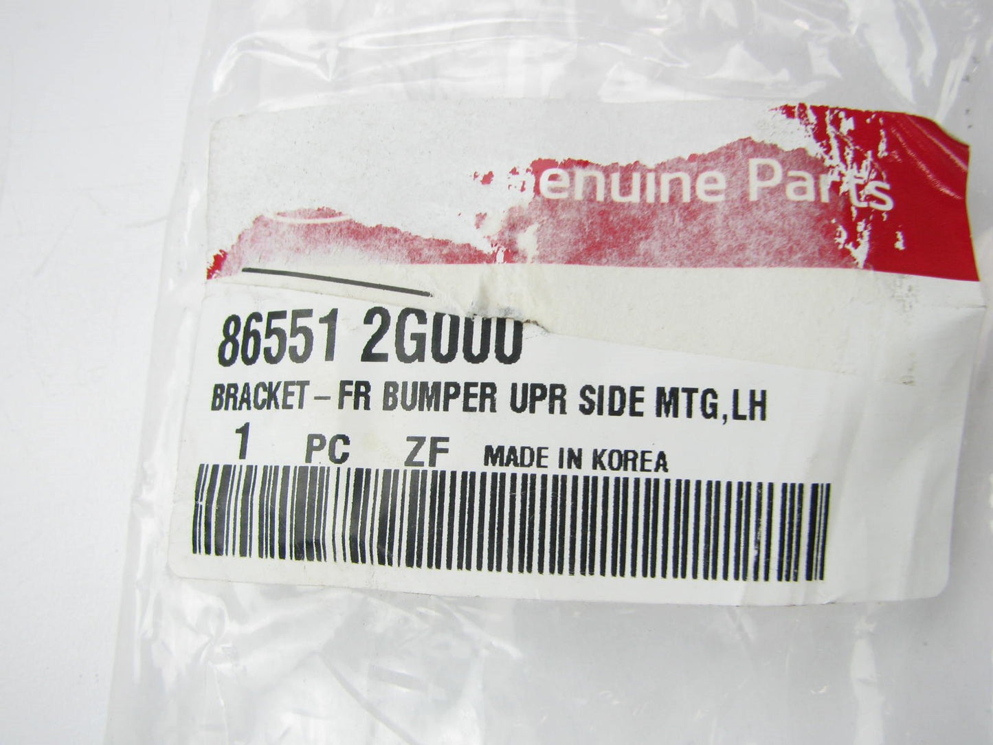 OE Front Bumper Cover Bracket Upper Left Driver Side For 06-08 Optima 865512G000