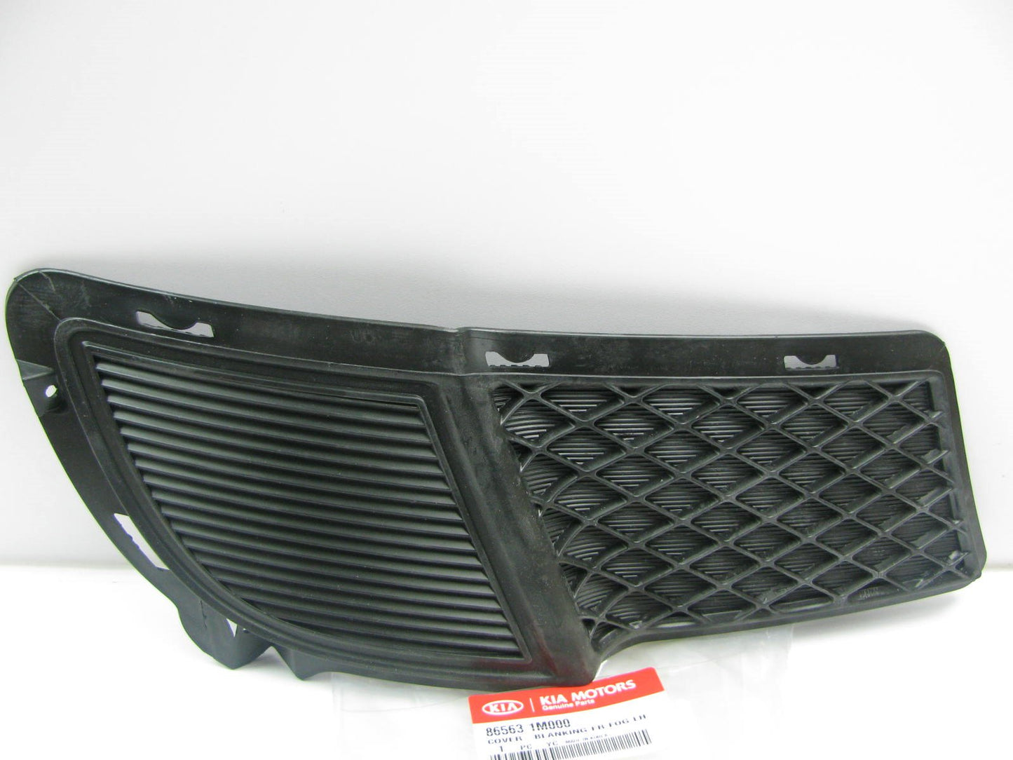 New - Left Drivers Side Bumper Fog Lamp Blanking Cover For 2010-2013 Kia Forte