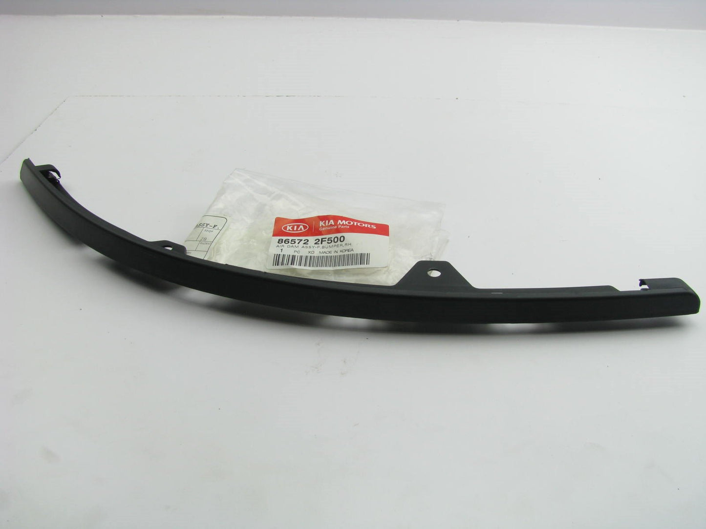 Front Bumper Right Passengers Deflector Corner Moulding OEM For 2007-09 Spectra