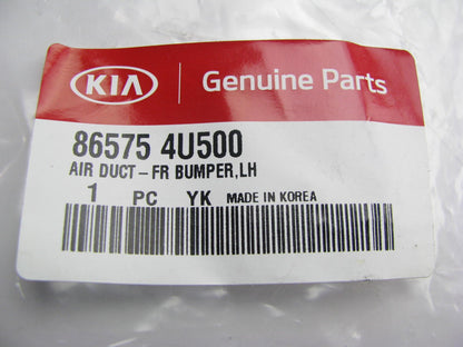 New Genuine Front Left Bumper Grille Air Duct OEM For 14-15 Optima Hybrid ONLY