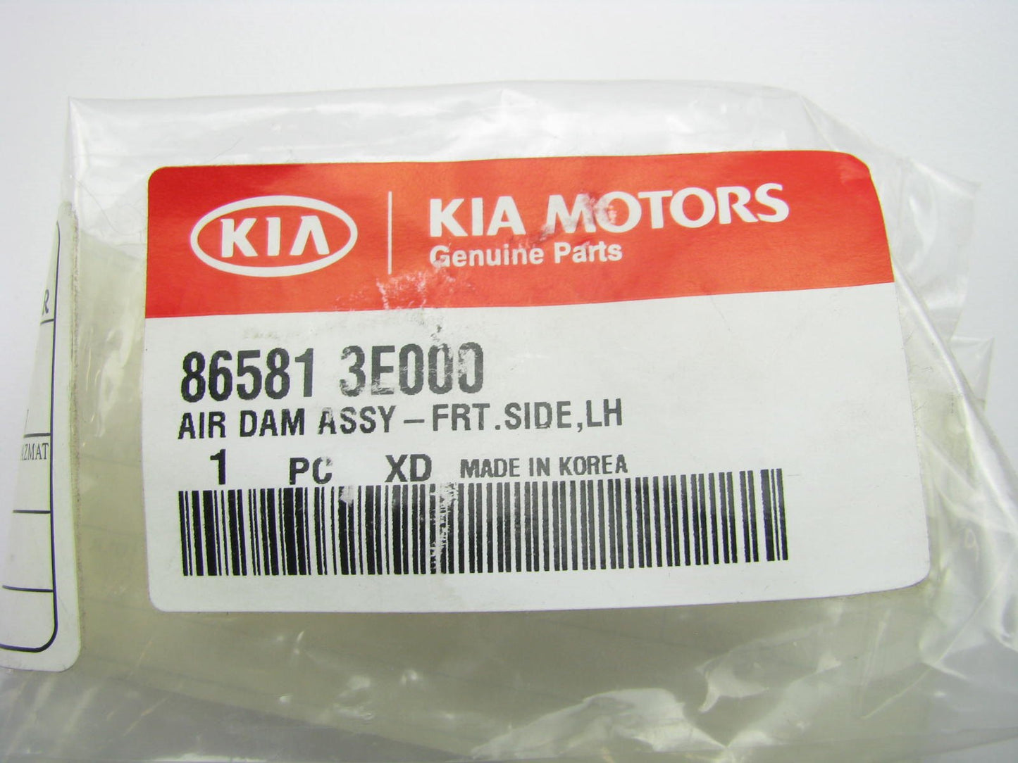 Front Left (Drivers) Radiator Support Air Deflector Shield OEM For 03-06 Sorento