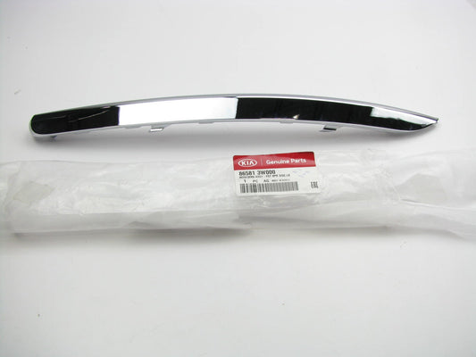 NEW - OEM Front Left Side Chrome Moulding Bumper Trim For 2011-16 Kia Sportage
