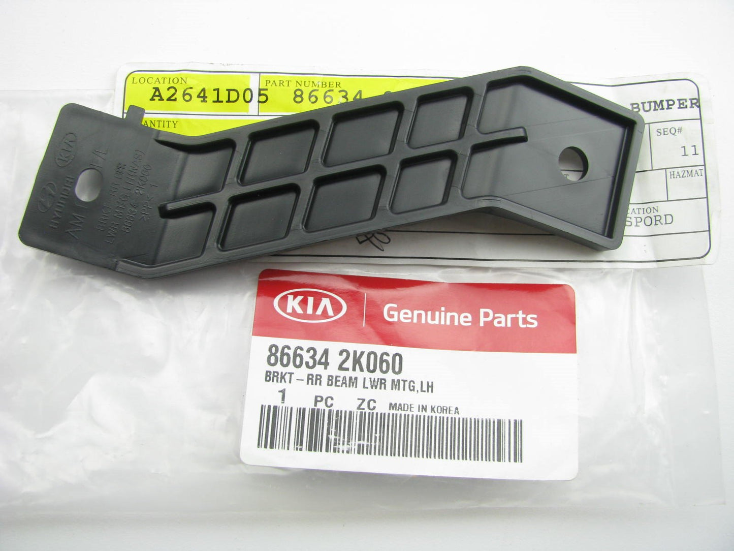 New OEM Rear Beam Lower Mounting Bracket Left Driver For 10-13 Soul 866342K060
