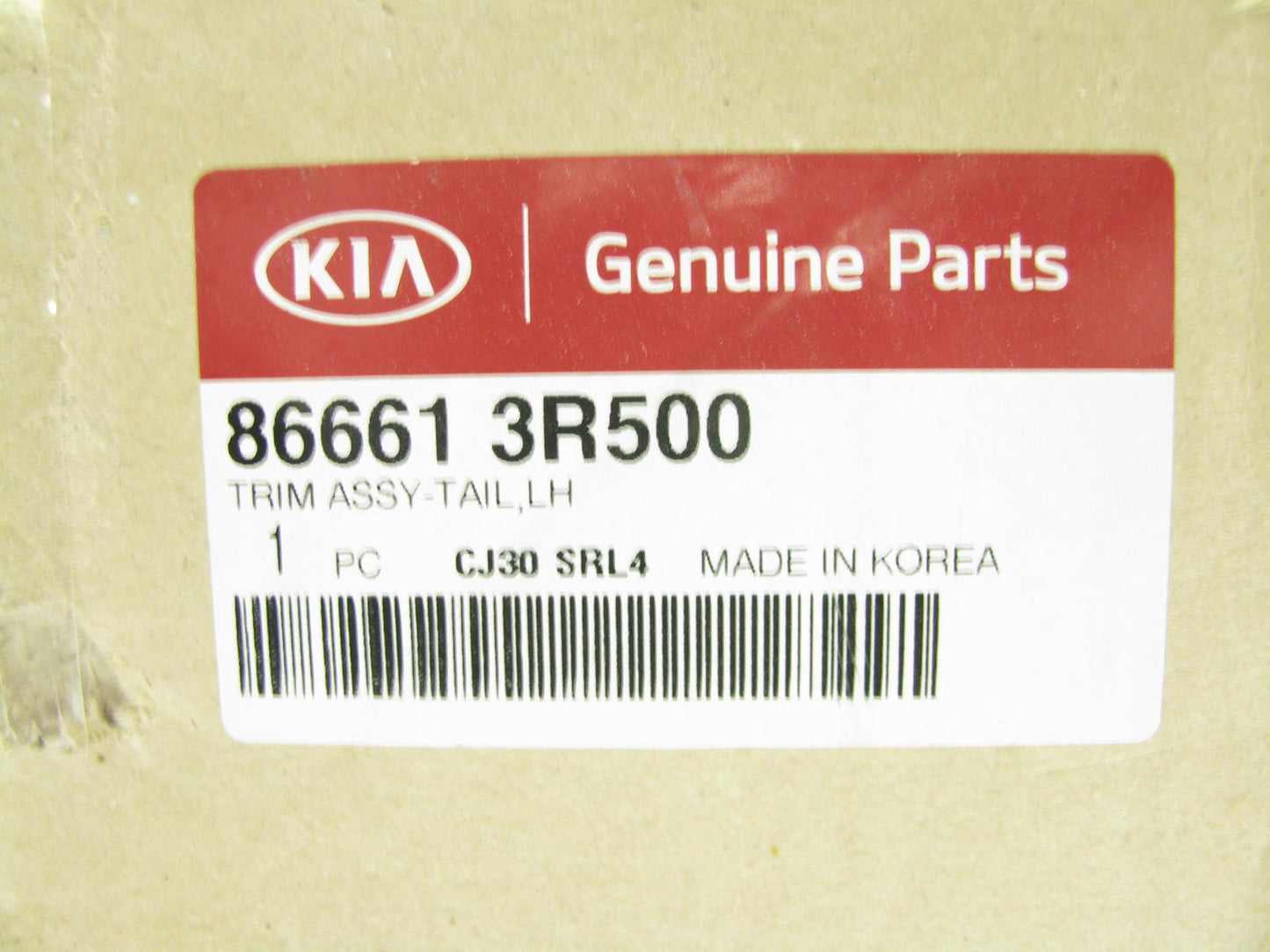 Rear Bumper Left Drivers Exhaust Trim Ring For 2014-2016 Kia Cadenza 866613R500