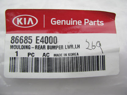 New Rear Bumper Left Lower Moulding Trim OEM For 15-19 Kia Soul EV ELECTRIC ONLY