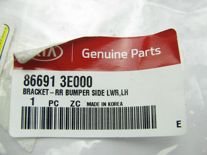 NEW - OEM 866913E000 Rear Left Bumper Side Lower Bracket For 2003-06 Kia Sorento