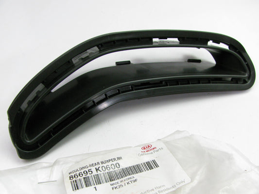 Rear Bumper, Right Passengers Moulding Trim OEM For 2020-22 Kia Soul 86695K0600