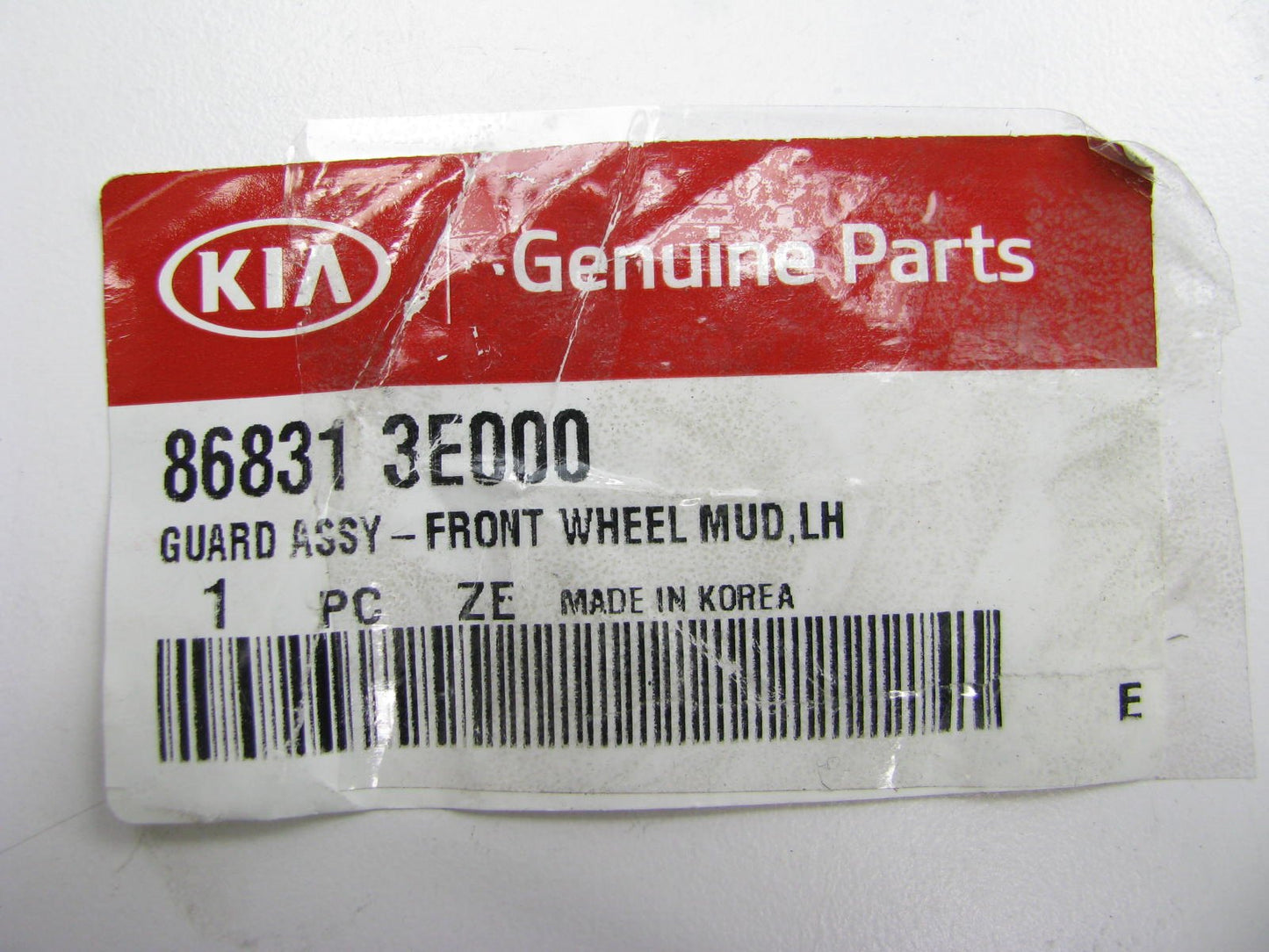 New Front Left Side Splash Guard Mud Flap OEM For 03-06 Kia Sorento 868313E000