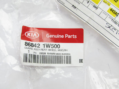 Rear Right Passenger Side Splash Guard Mud Flap OEM For 16-17 Kia Rio 868421W500
