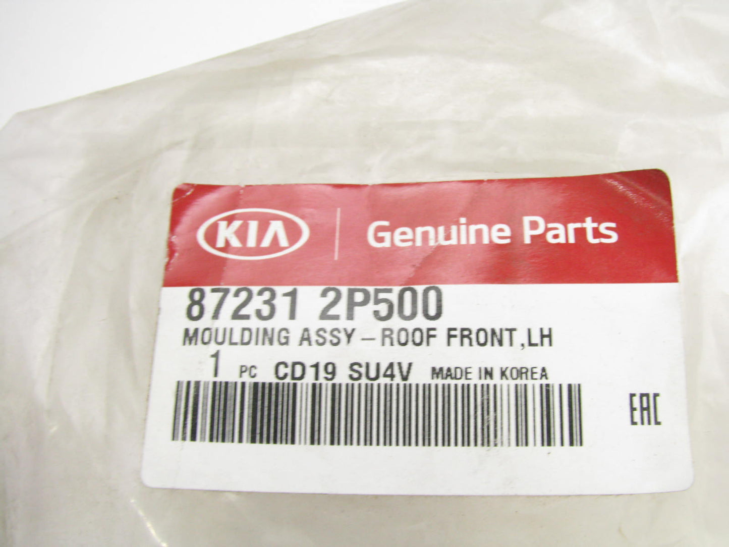 Front Left Drivers Roof Rack Molding Strip OEM For 11-13 Kia Sorento 872312P500