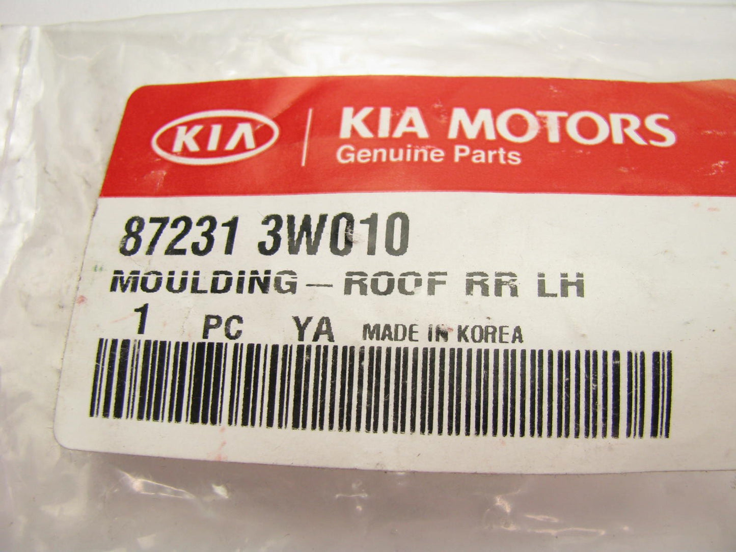 NEW - OEM Rear Left Driver Side Roof Moulding Trim For 10-15 Sportage 872313W010