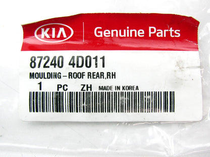 New Genuine REAR RIGHT Roof Rack Moulding Trim OEM For 2006-14 Sedona 872404D011
