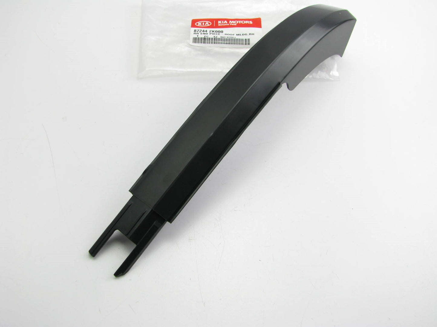 Rear Right Passenger Side BLACK Roof Rack End Cap Moulding For 2010-2013 Soul