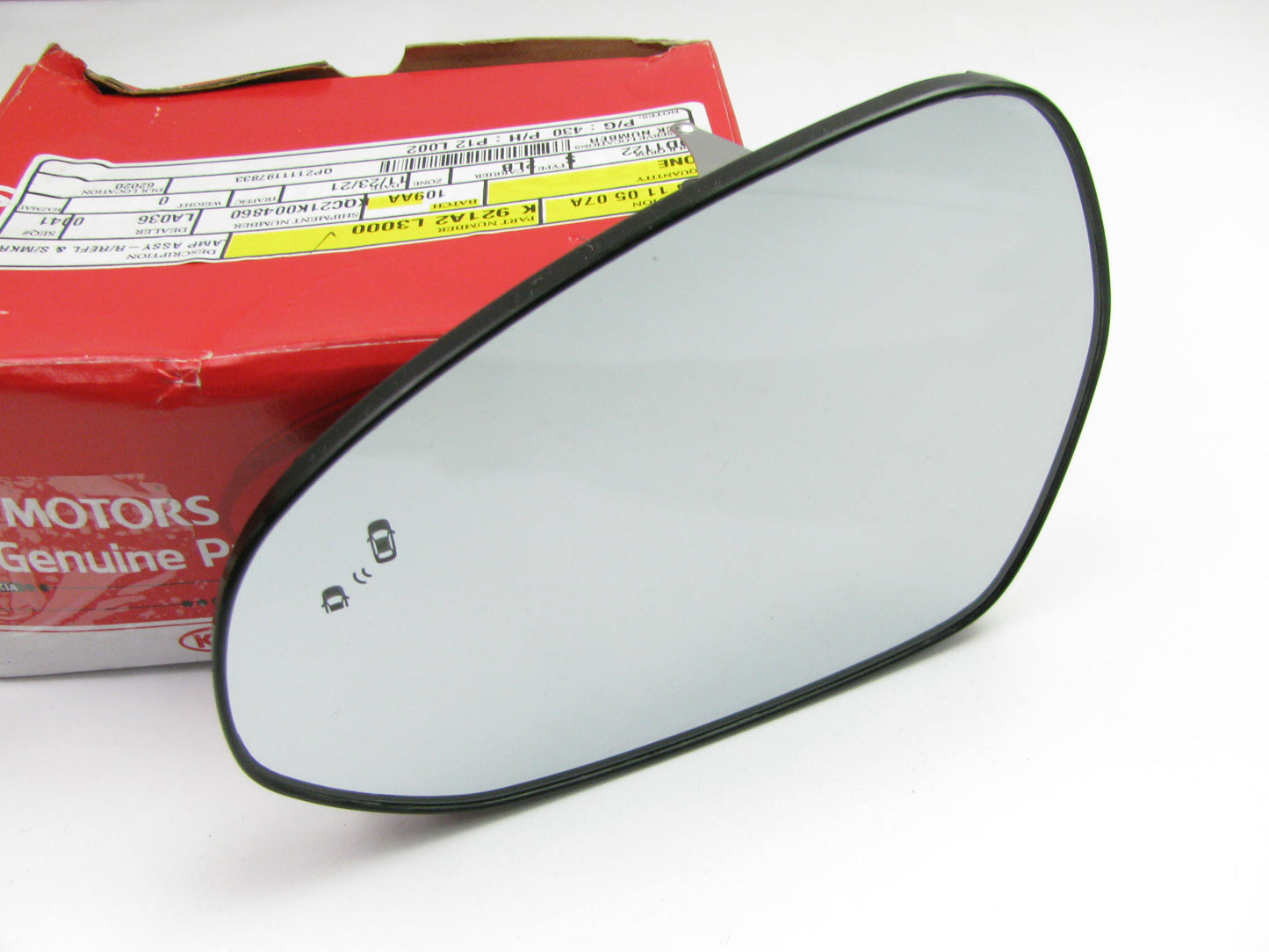 NEW Left Driver Mirror Glass, Heated With Blind Spot OEM For 21-25 K5 87611L3020