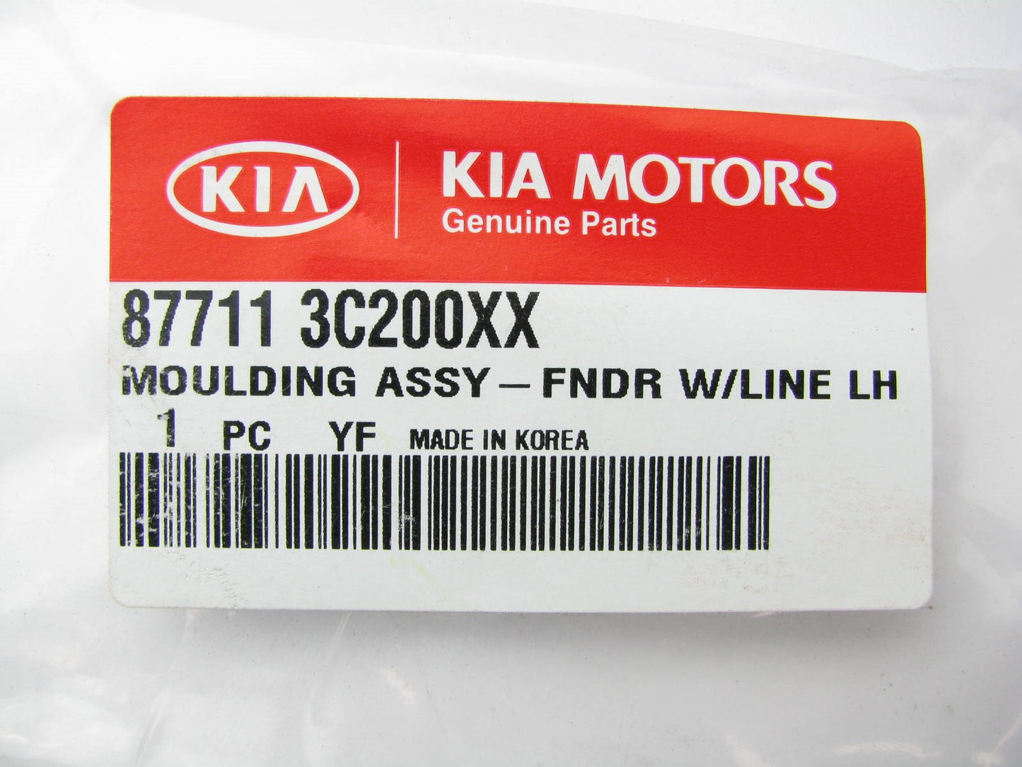 New Left Side Fender Waist Line Moulding OEM For 03-05 Kia Optima 877113C200XX