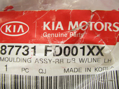 NEW - OEM 87731FD001XX Rear Left Side Door Body Moulding Trim For 00-05 Kia Rio