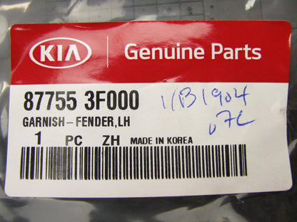 NEW GENUINE Front Left Fender Trim Garnish OEM For 2004-2006 Amanti 877553F000