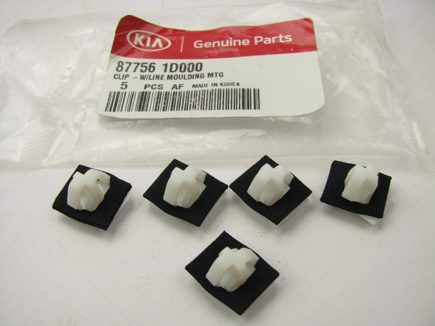(5) NEW FRONT Door Body Side Molding Retainer Clips OEM For 2007-2010 Kia Rondo