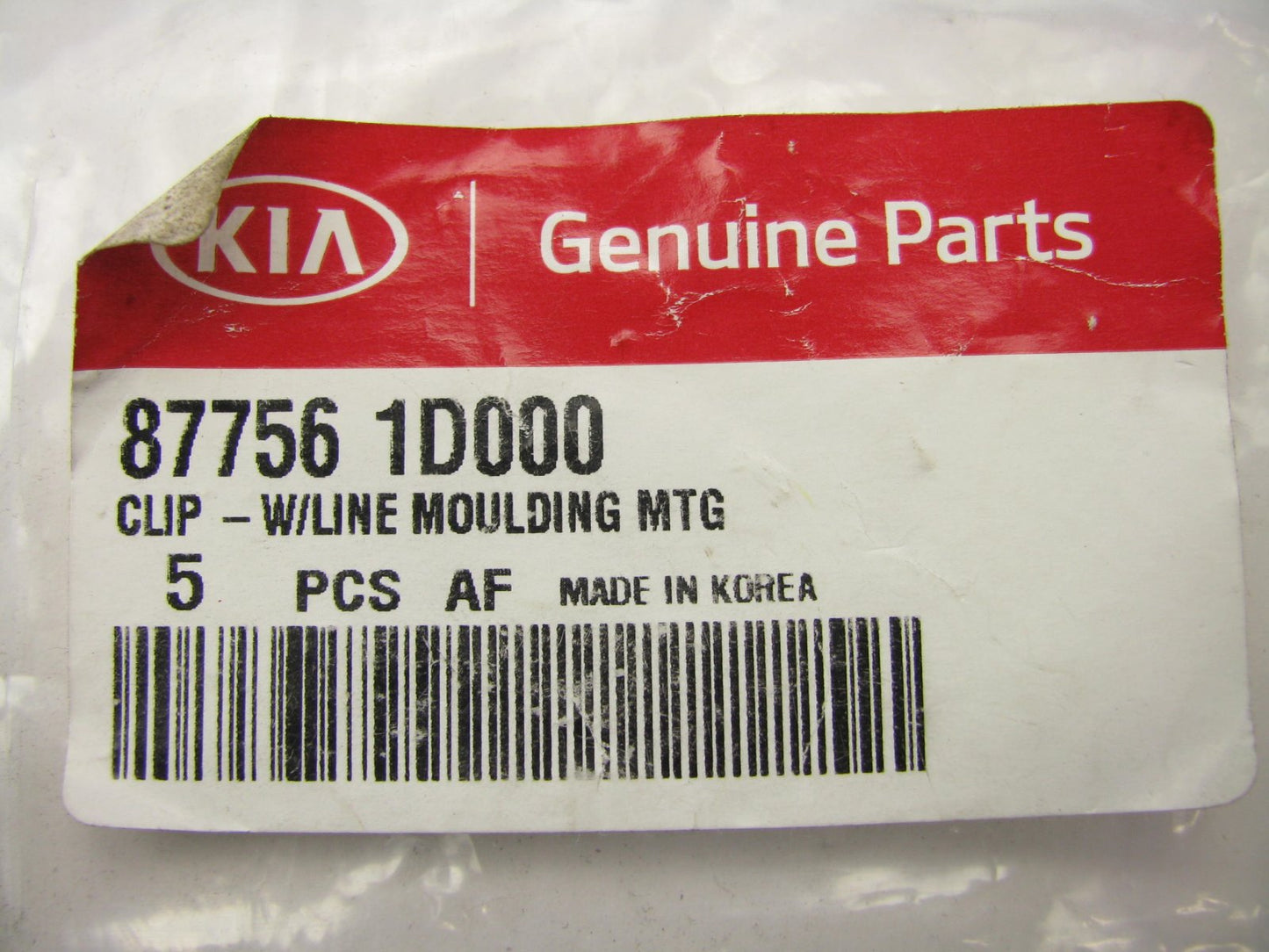 (5) NEW FRONT Door Body Side Molding Retainer Clips OEM For 2007-2010 Kia Rondo