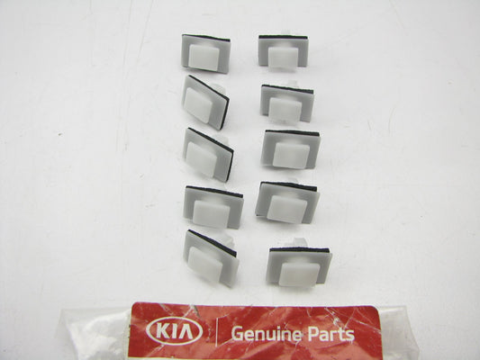 (10) NEW GENUINE Rocker Panel Molding Clips OEM For Kia 877562E000