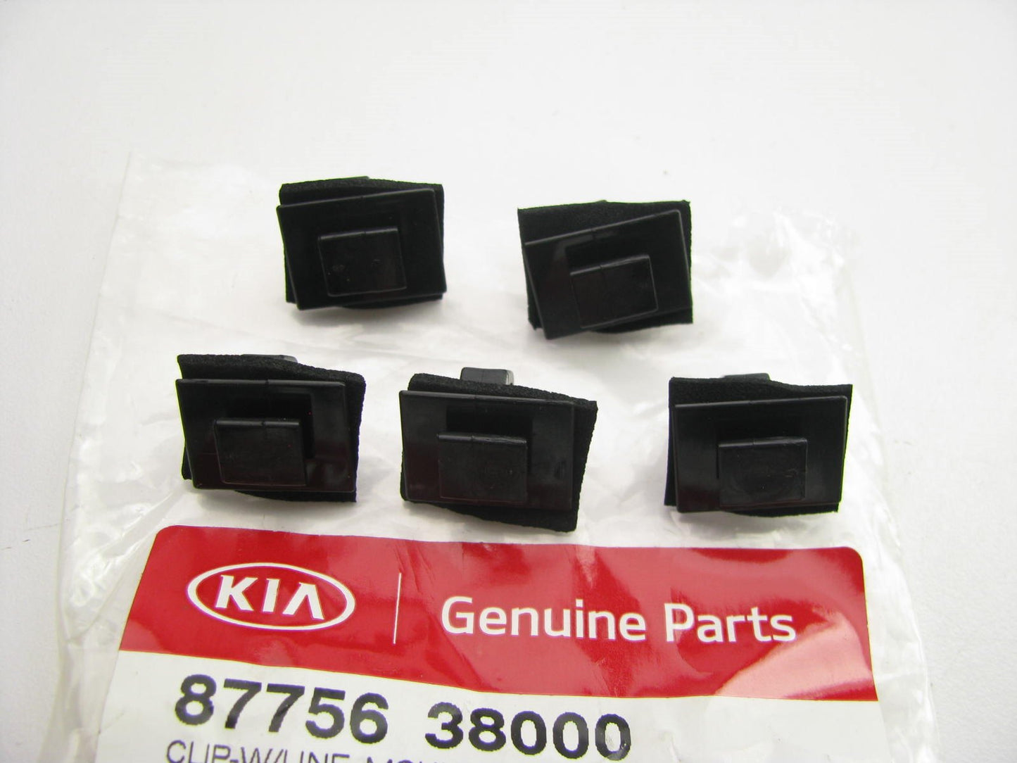 (5) PCS FRONT Door Body Side Moulding Retainer Clips OEM For Kia 8775638000