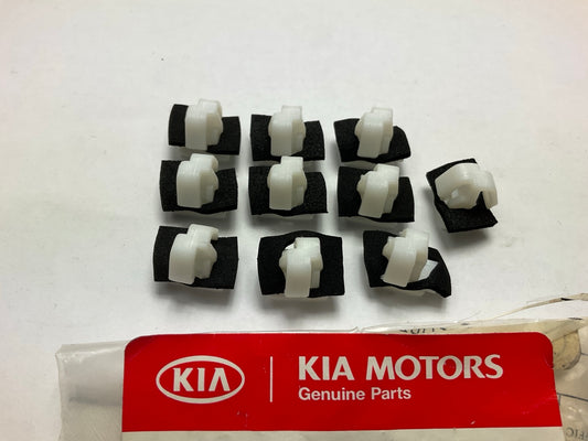 (10) Rocker Side Sill Molding Grommet Retainer Clips OEM For 2003-2009 Sorento