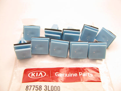 (10) NEW GENUINE Rocker Panel Molding Clips 877583L000 OEM For Kia