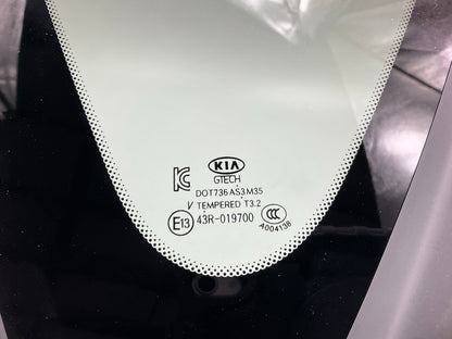 Rear Quarter Panel Left Fixed Window Glass OEM For 2014-2019 Kia Soul 87810B2020