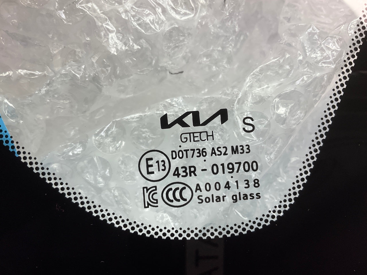 NEW Right Passengers Side Quarter Glass OEM For 2019-2021 Kia Forte 87820M6050