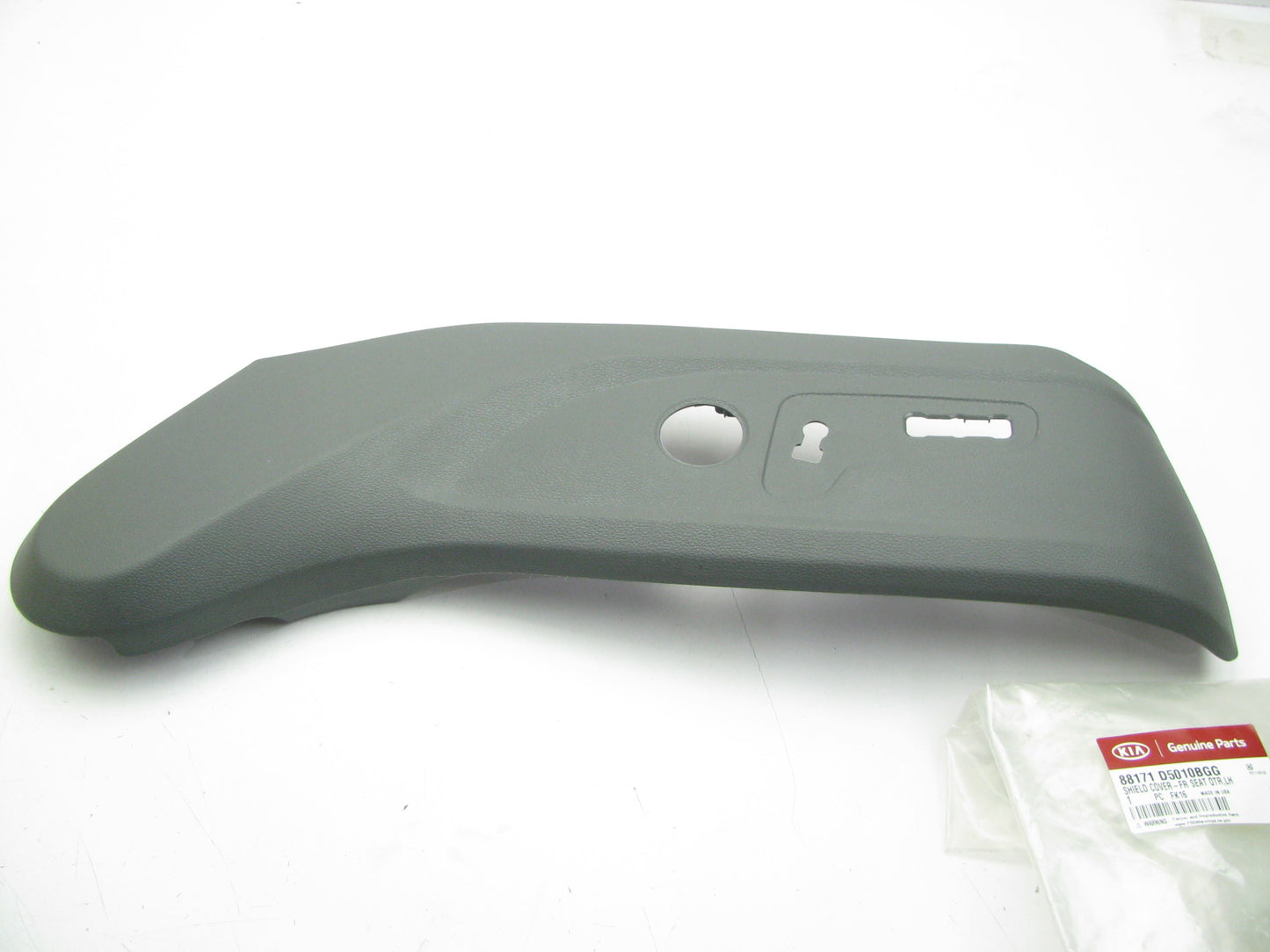 NEW Front Left Driver Seat Switch Trim Bezel Cover Gray OEM For 16-18 Kia Optima