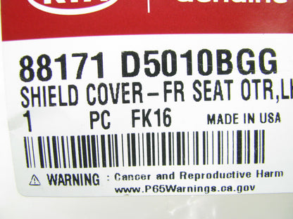 NEW Front Left Driver Seat Switch Trim Bezel Cover Gray OEM For 16-18 Kia Optima