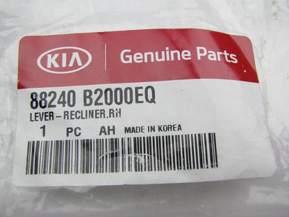 New OEM Front Right Side Seat Recline Knob BLACK For 14-19 Soul 88240B2000EQ
