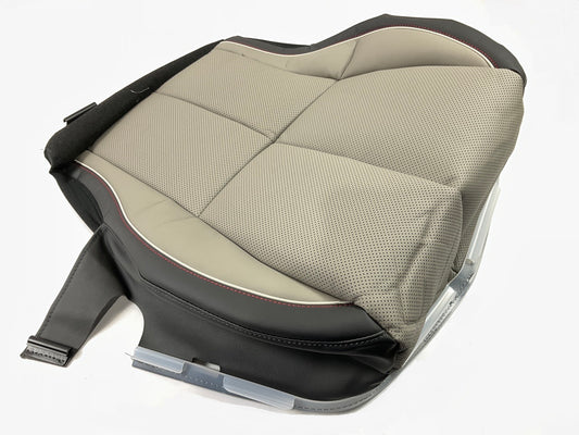 Front Right Passenger Side Seat Cushion Cover, Gray Leather OEM For 16-18 Sedona