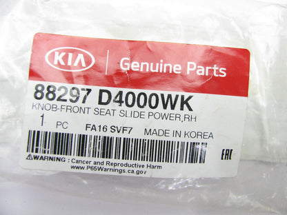 NEW Front Right Passengers Side Seat Power Slide Knob OEM For Kia 88297D4000WK