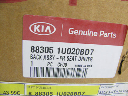 NEW OEM Front Left Drivers Seat Back 883051U020BD7 For 2014-2015 Kia Sorento