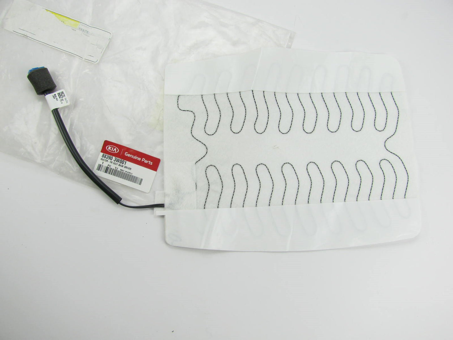 Front Left Drivers Seat Back Heater Pad OEM For 2014-15 Optima With Power Adjust