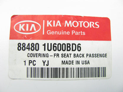 New Front Right Seat Back Cloth Cover Black For 14-15 Kia Sorento 884801U600BD6
