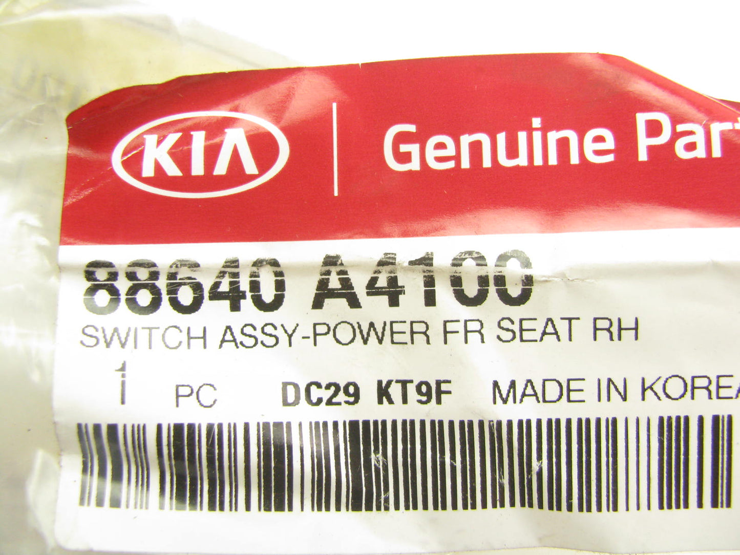 NEW GENUINE 88640A4100 FRONT RIGHT Power Seat Switch OEM For 17-19 Kia Soul